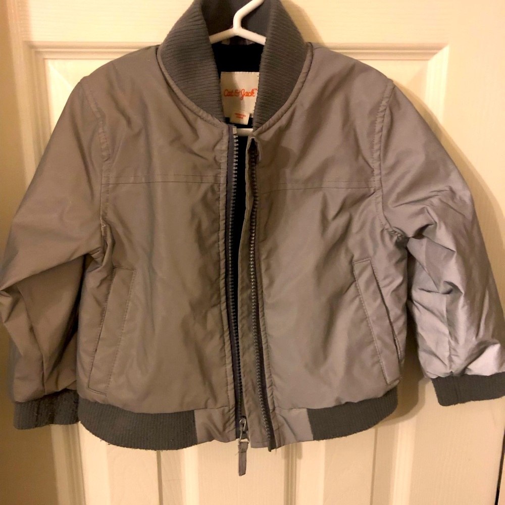 (SOLD) Gray Bomber Jacket